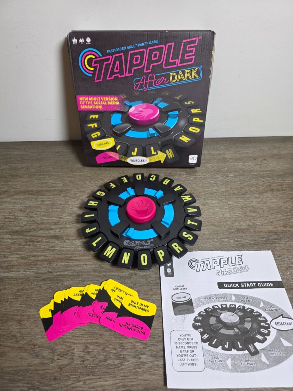 Tapple After Dark: Fast Paced Adult Party Game by OP Games 17+ Complete Tested
